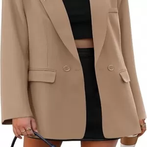 PRETTYGARDEN Fall 2026 Blazer for Women – Business Casual Long Sleeve Lapel Pockets Spring Winter Work Jacket