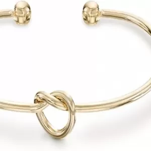 PAVOI 14K Gold Plated Eternity Bangle – Infinity Love Knot, Adjustable 6.5-7.5