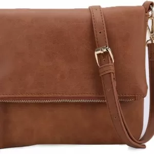 Gladdon Crossbody Purse – Vegan Leather, Detachable Strap, Top Zipper, Mini Shoulder Bag