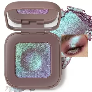 Noerrors Duochrome Glitter Palette: Plum Mauve Green Blue Shift, Rave