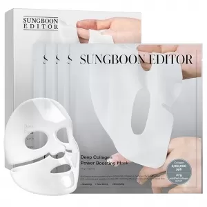 SUNGBOON EDITOR Deep Collagen Overnight Mask – 4ea, 2,160,000ppb Collagen + 9 Peptides