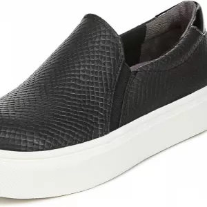 Dr. Scholl's Women's Nova Slip On Sneakers – Fashion Casual Shoes with Sustainable Materials (Black)