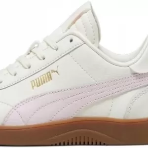 PUMA Women's Club 5v5 Sneakers – Leather Court Style Shoes with SoftFoam+ Sockliner & Recycled Materials