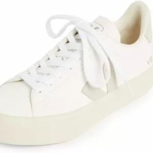 Veja Women's Campo Sneakers – ChromeFree Leather Lace Up Tennis Shoes with Amazonian Rubber Sole
