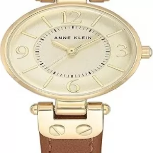 Anne Klein Leather Strap Watch – 1