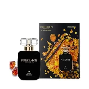 PUREAMOR Amber Noir Perfume: Pheromone Extrait, Roasted Coffee