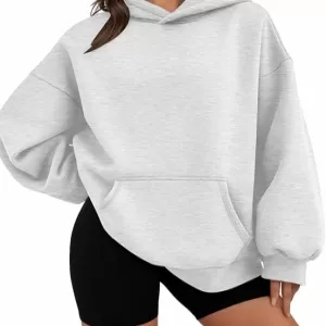 WYNNQUE Oversized Hoodie – Fleece Sweatshirt Fall Fashion Workout Winter Clothes for Women