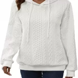 YeGine Oversized Hoodie – Casual Long Sleeve Drawstring Pullover Top with Kangaroo Pocket