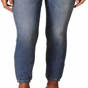 Amazon Essentials Mid Rise Curvy Skinny Jeans – High Stretch Denim (Medium Wash)