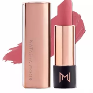 NATASHA MOOR Silk Suede Lipstick – MUSE, Long-Lasting, Hydrating Semi-Matte