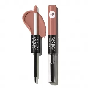 Revlon ColorStay Overtime Lipcolor – 540 Unstoppable Nude, Dual-Ended Liquid Lipstick + Gloss