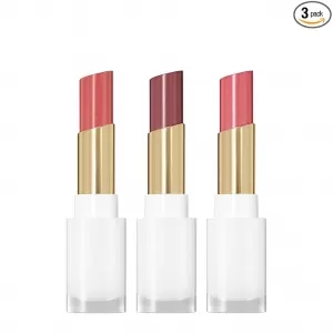 REVLON Glass Shine Balm Gift Set – 3-Piece, Hydrating Tinted Balm, Sheer Glossy Finish