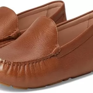 Cole Haan Women's Emmie Drivers – Leather Driving Moc with Padded Sock Liner & Stitch Details