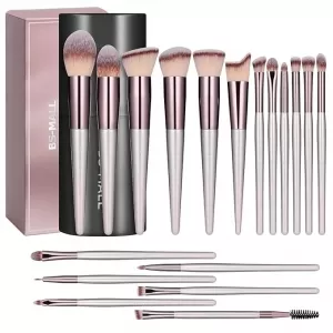 BS-MALL 18 Pcs Professional Set: Labeled, Black Case, Upgraded