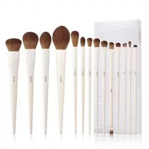 Jessup 14 Pcs Brush Set: Premium Synthetic, Foundation to Eyeliner