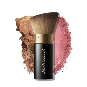 Laura Geller Retractable Kabuki Brush: Angled, Travel-Friendly, Vegan