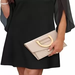 RUMIA Women's Cocktail Dress – Flutter Sleeve Wedding Guest Dress for Women 2026 Trendy