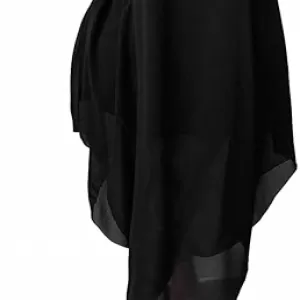 Verdusa Women's Wedding Guest Dress – Halter Flowy Chiffon Asymmetrical Long Summer Prom Dress