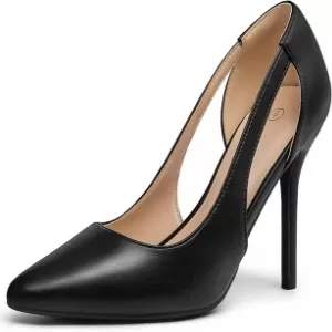 mysoft Women's Stiletto Heels Pumps – Closed Toe 4