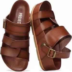 Project Cloud Proud Platform Sandals – Strappy Wedges with Plush Soft Insole & Non-Slip Sole (Clay)