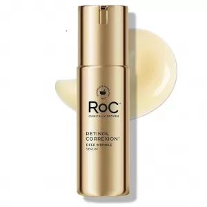 RoC Retinol Correxion Deep Wrinkle Serum – With Ascorbic Acid, Anti-Aging, 1 Oz