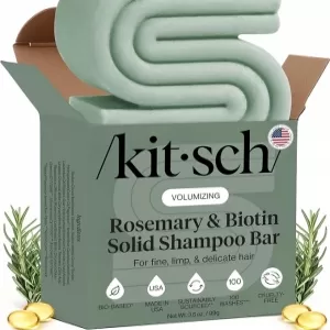 Kitsch Rosemary & Biotin Shampoo Bar: Strengthening, Eco-Friendly