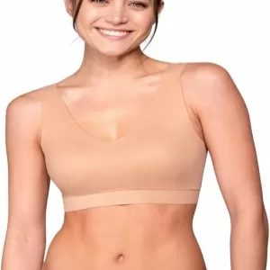 Floatley Cozy Bra: Wireless, Full Coverage, Seamless, Embedded Pads