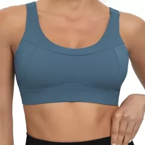 RUNNING GIRL High Impact Sports Bra: Racerback, Crop Tank, Push Up