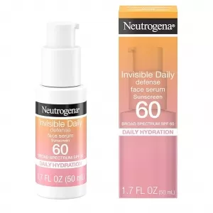 Neutrogena Invisible Daily Defense SPF 60 – Hydrating Face Sunscreen Serum, Antioxidants