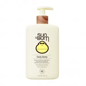 Sun Bum Daily SPF 50 Sunscreen Body Lotion – Moisturizing, Vitamin E, 8 Oz
