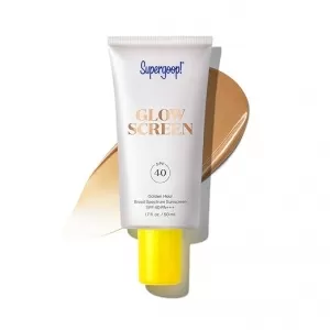 Supergoop! Glowscreen SPF 40 – Glowy Primer + Tinted Sunscreen, Hyaluronic Acid & Vitamin B5
