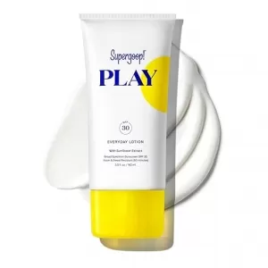 Supergoop! PLAY Everyday Lotion SPF 30 – Broad Spectrum, Water & Sweat Resistant, 6 Oz