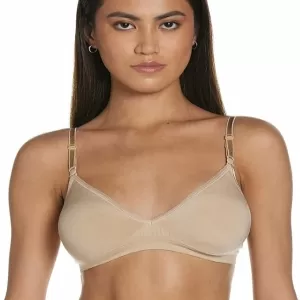 Hanes Wireless T-Shirt Bra: Lightweight Lounge Bra, Convertible Straps