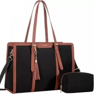 LOVEVOOK Canvas Laptop Tote – 15.6