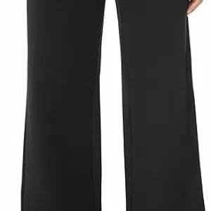 iChosy High Waisted Wide Leg Pants – Casual Slacks Dress Pants for Women with Pockets