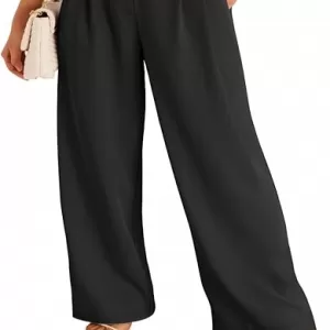 LILLUSORY Wide Leg Dress Pants – High Waisted Dressy Trousers for Women