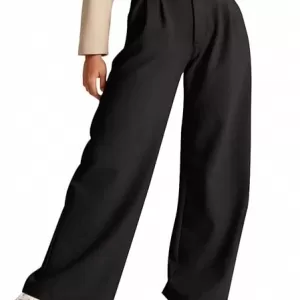 NIMIN High Waisted Work Pants – Business Casual Office Dress Trousers with Pockets