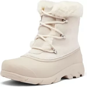 Sorel Women's Snow Angel Boot – Waterproof Suede Winter Boots with 200g Insulation & Faux Fur Cuff